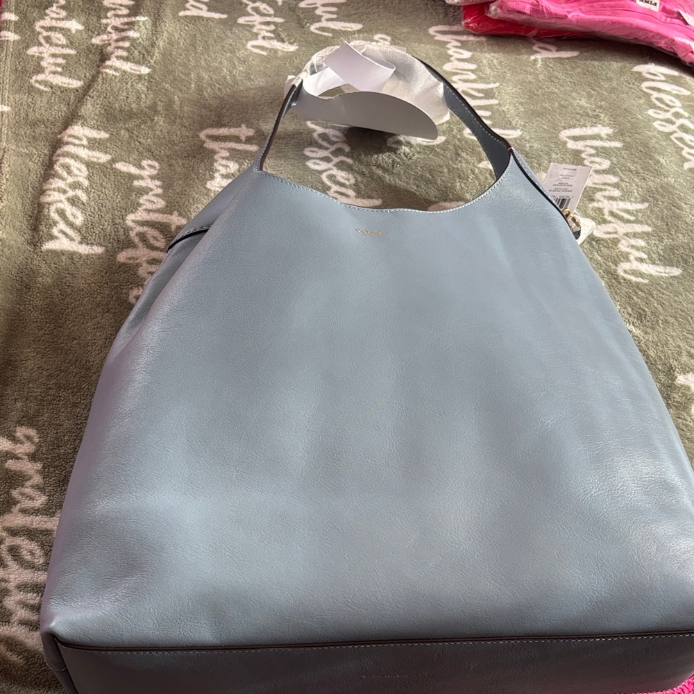 Coach Light Blue Shoulder Bag size 39